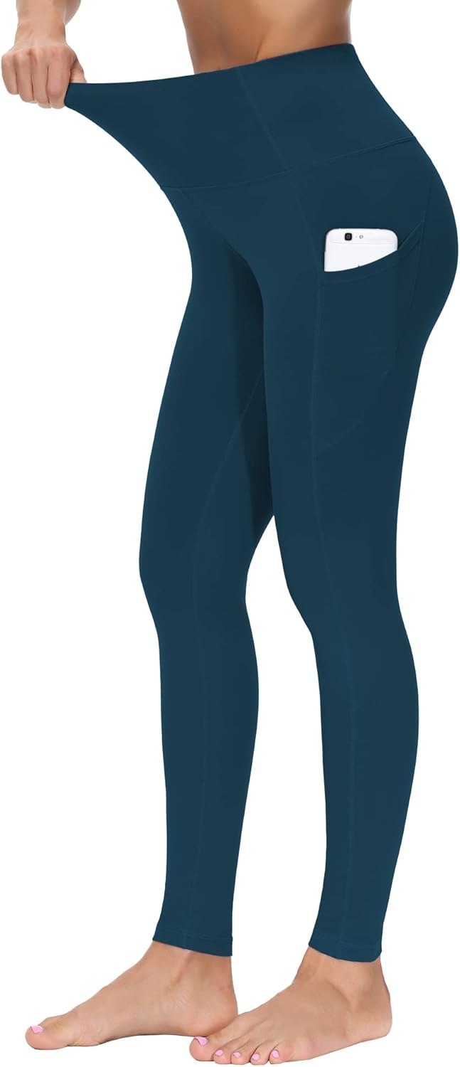 Mina | Pantaloni Yoga Alta Vita Spessi con Tasche