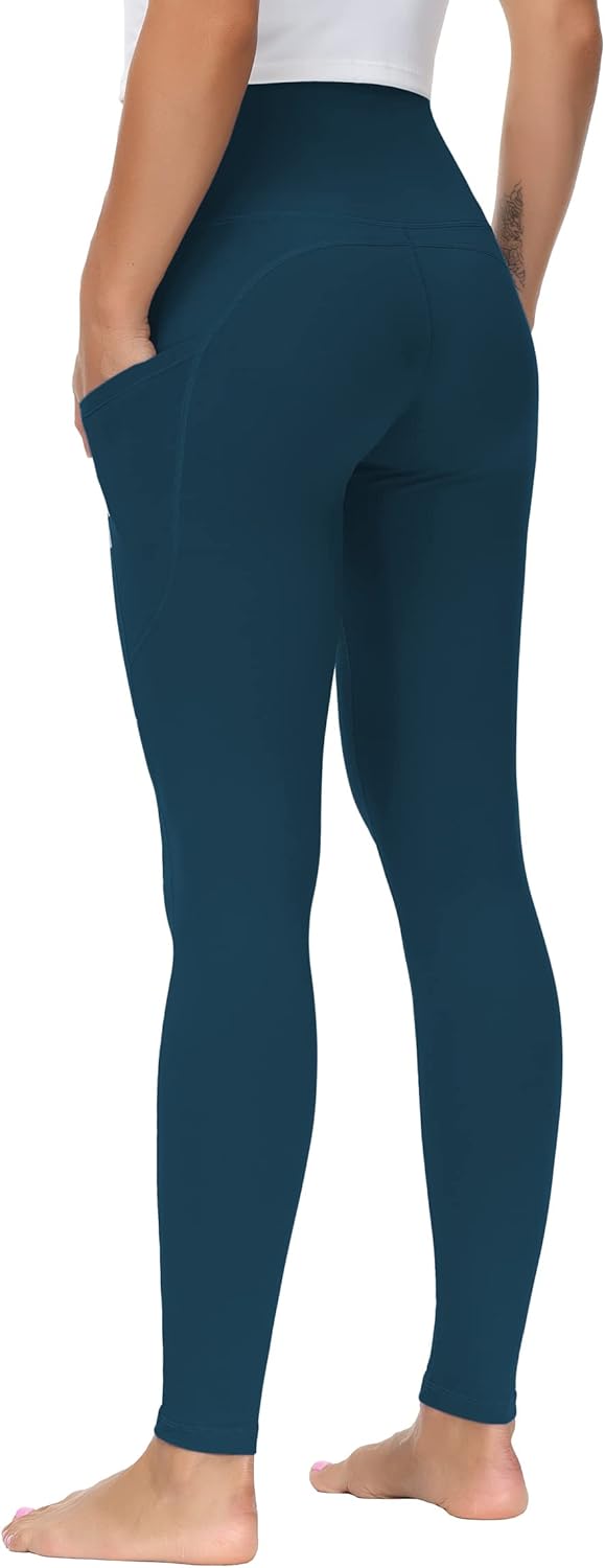 Mina | Pantaloni Yoga Alta Vita Spessi con Tasche