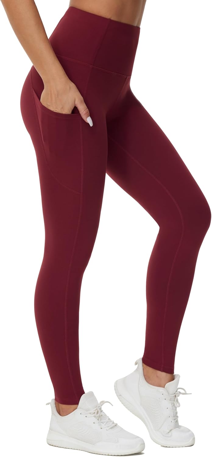 Mina | Pantaloni Yoga Alta Vita Spessi con Tasche