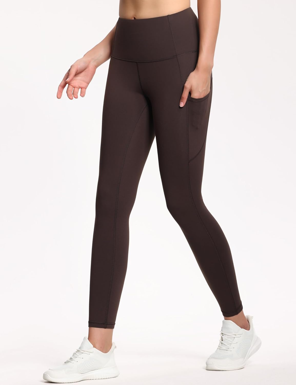 Mina | Pantaloni Yoga Alta Vita Spessi con Tasche
