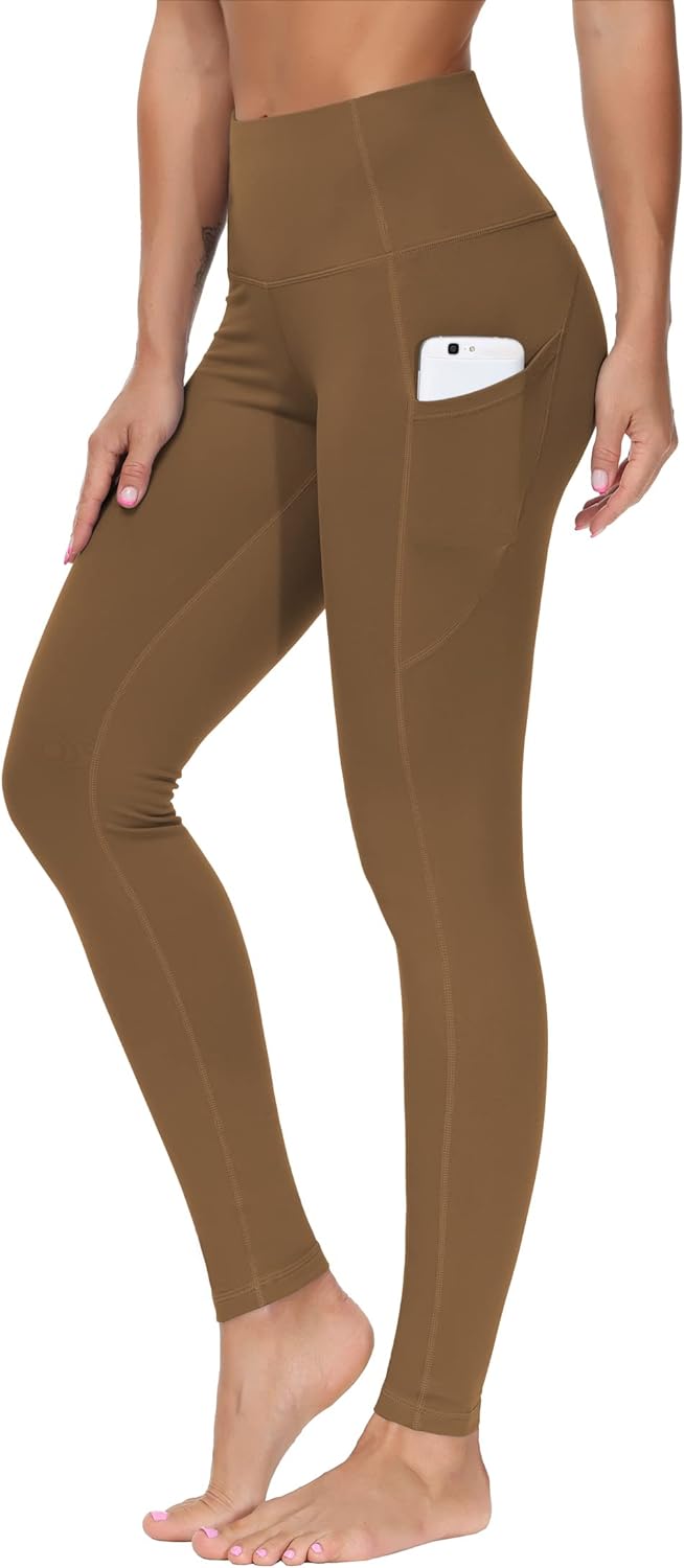 Mina | Pantaloni Yoga Alta Vita Spessi con Tasche