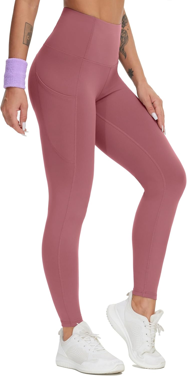 Mina | Pantaloni Yoga Alta Vita Spessi con Tasche