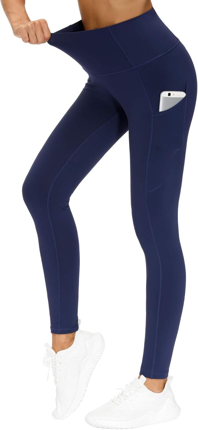Mina | Pantaloni Yoga Alta Vita Spessi con Tasche