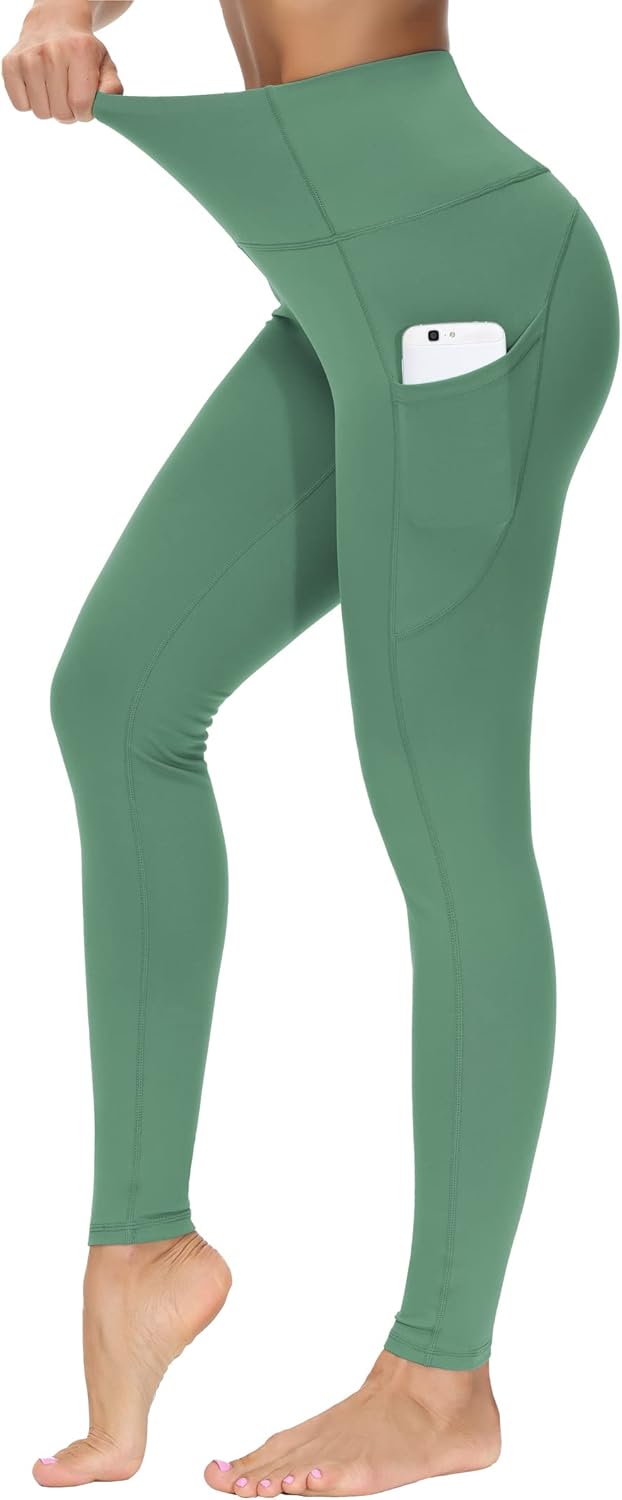 Mina | Pantaloni Yoga Alta Vita Spessi con Tasche