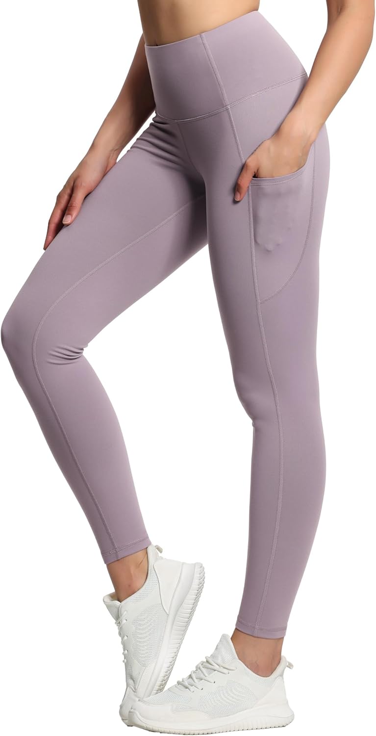 Mina | Pantaloni Yoga Alta Vita Spessi con Tasche