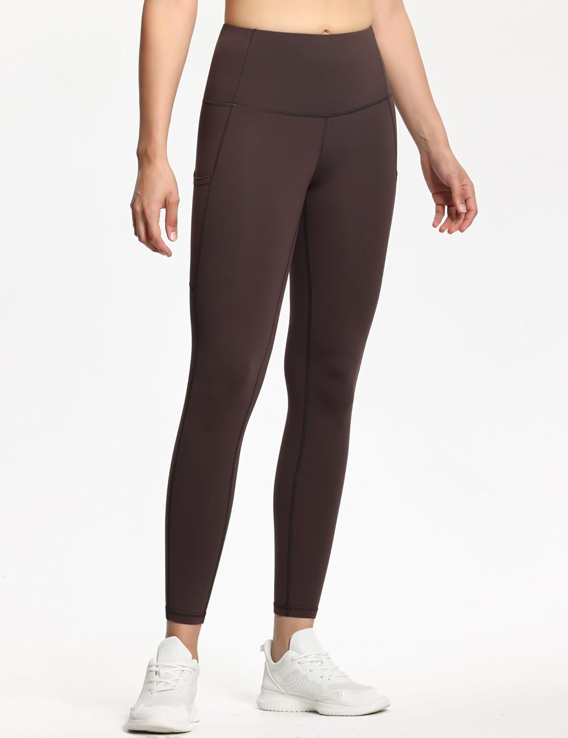Mina | Pantaloni Yoga Alta Vita Spessi con Tasche