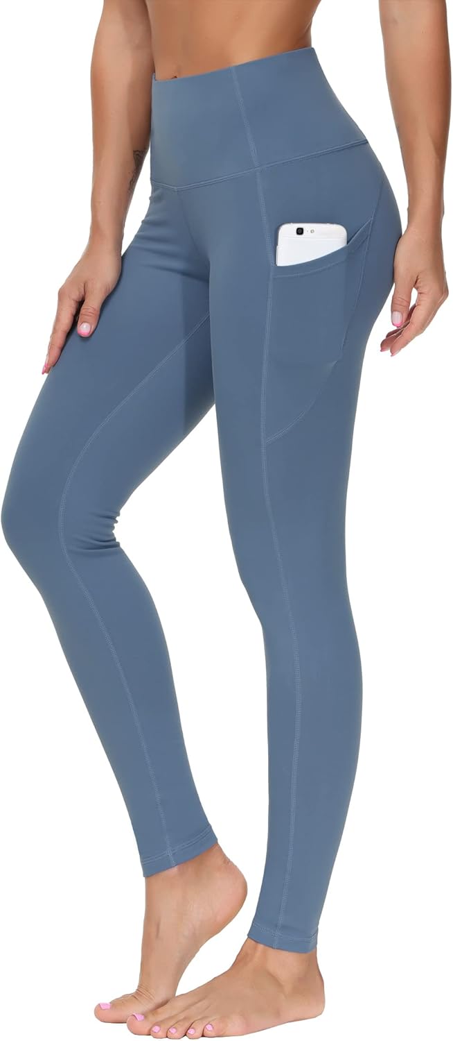 Mina | Pantaloni Yoga Alta Vita Spessi con Tasche