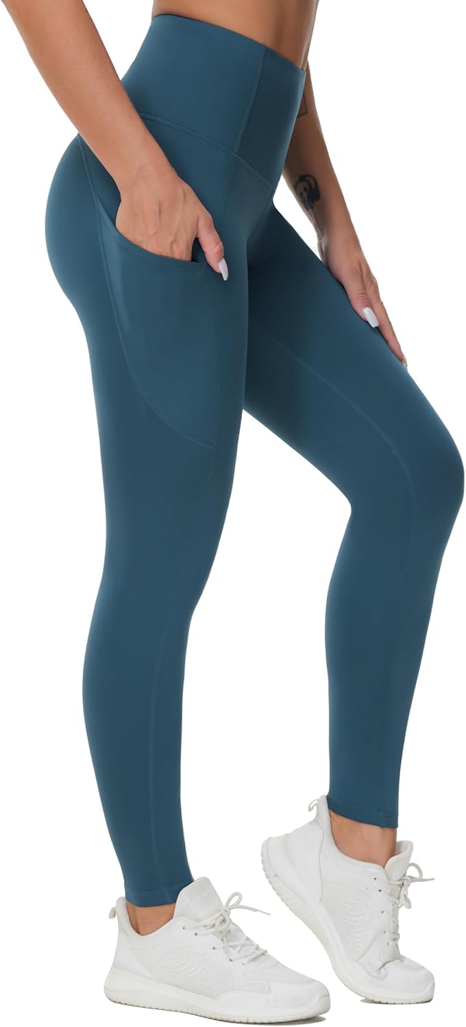 Mina | Pantaloni Yoga Alta Vita Spessi con Tasche