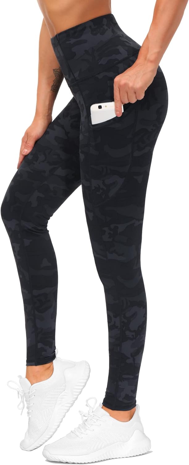 Mina | Pantaloni Yoga Alta Vita Spessi con Tasche