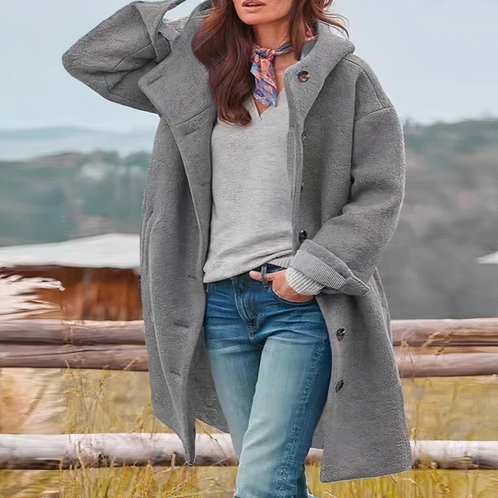 Aleida | Cappotto di lana elegante
