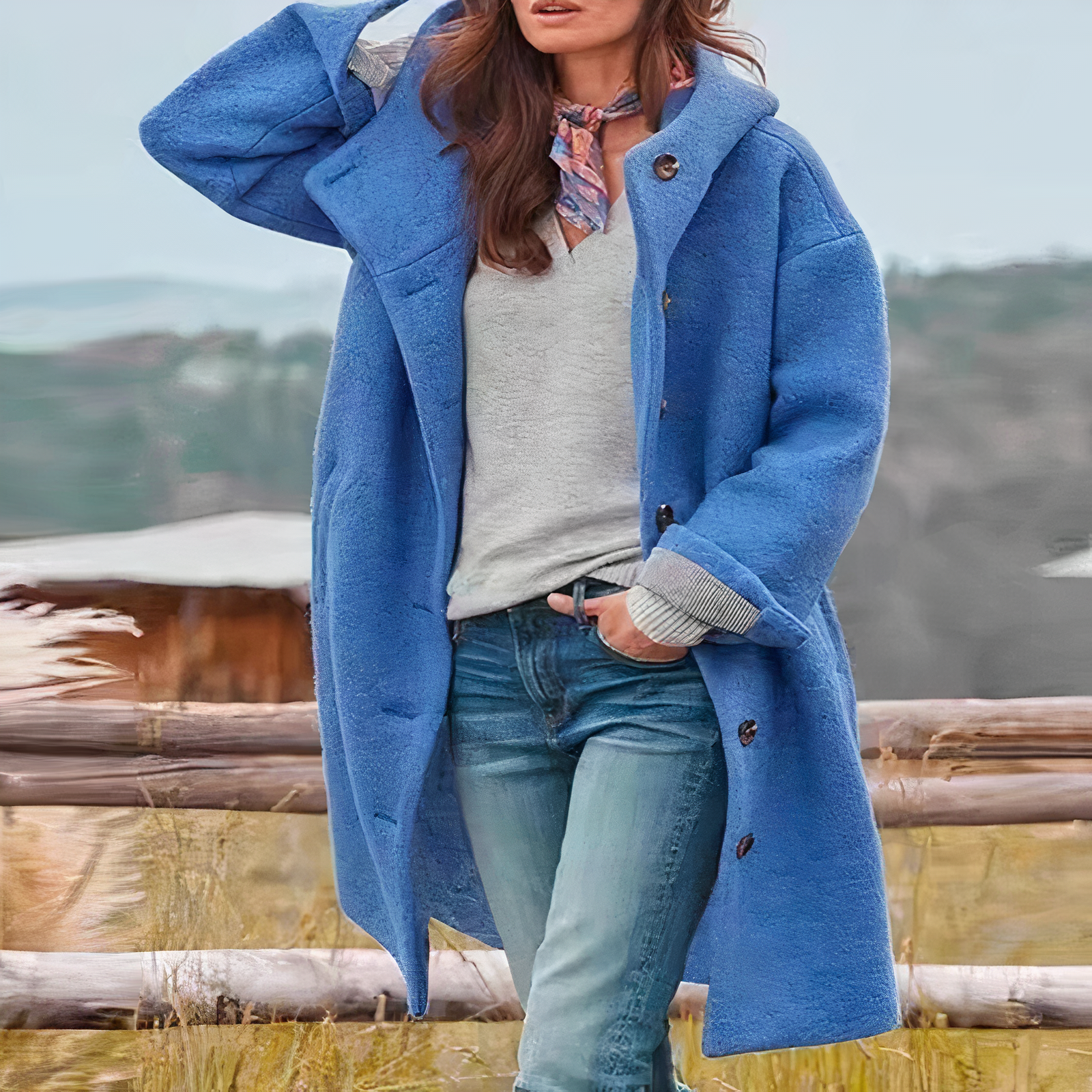Aleida | Cappotto di lana elegante