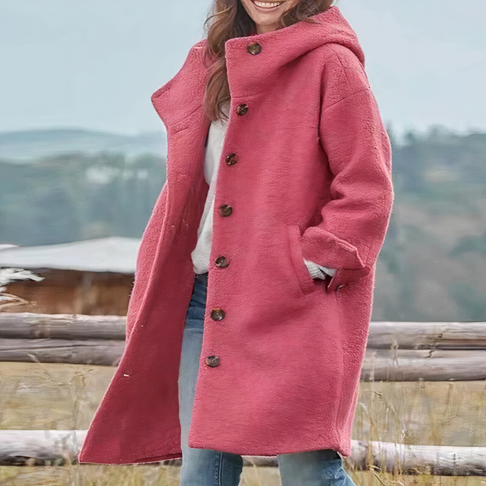 Aleida | Cappotto di lana elegante