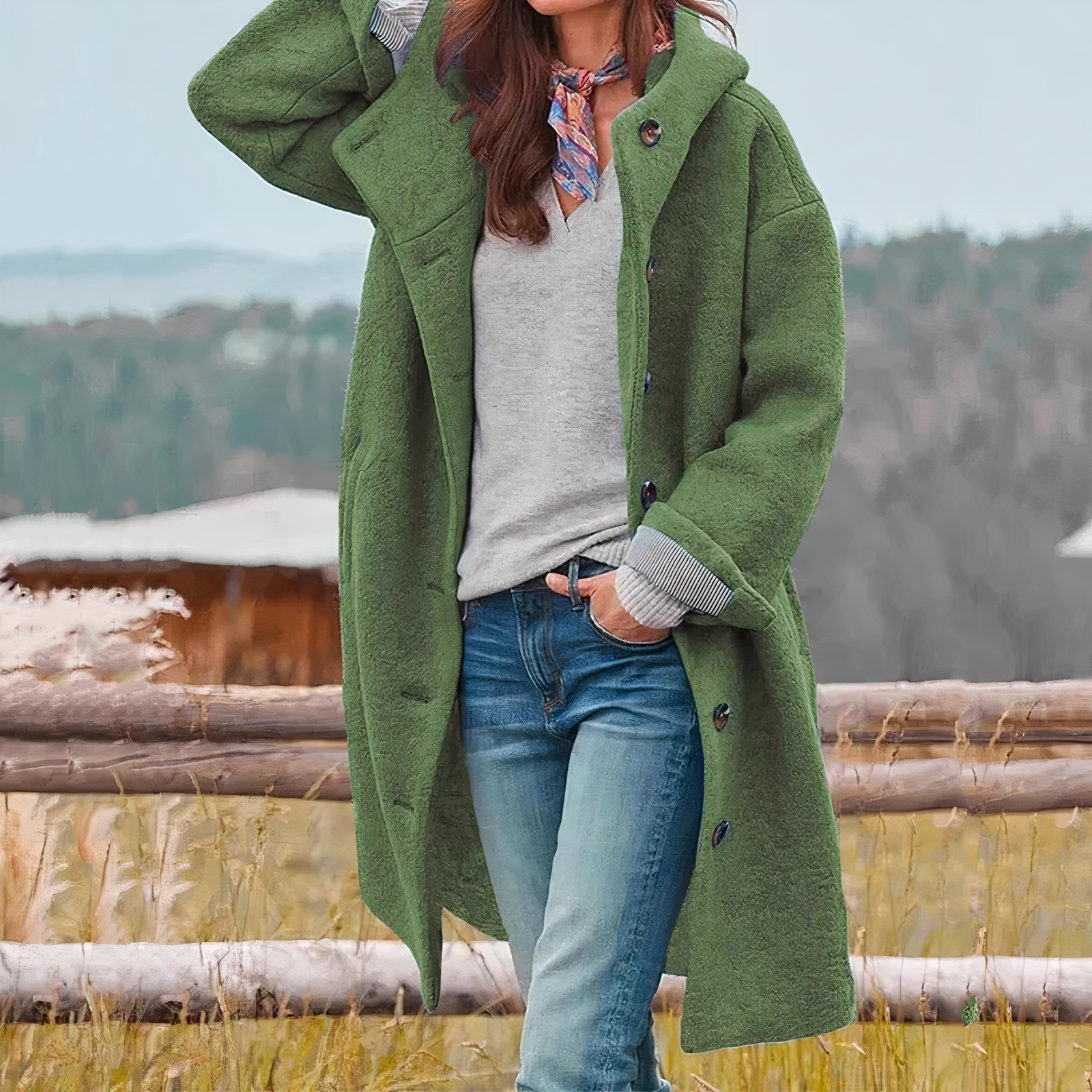 Aleida | Cappotto di lana elegante