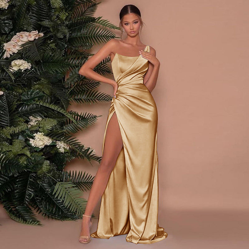 Anneliese | Maxi Abito in Seta Lussuoso