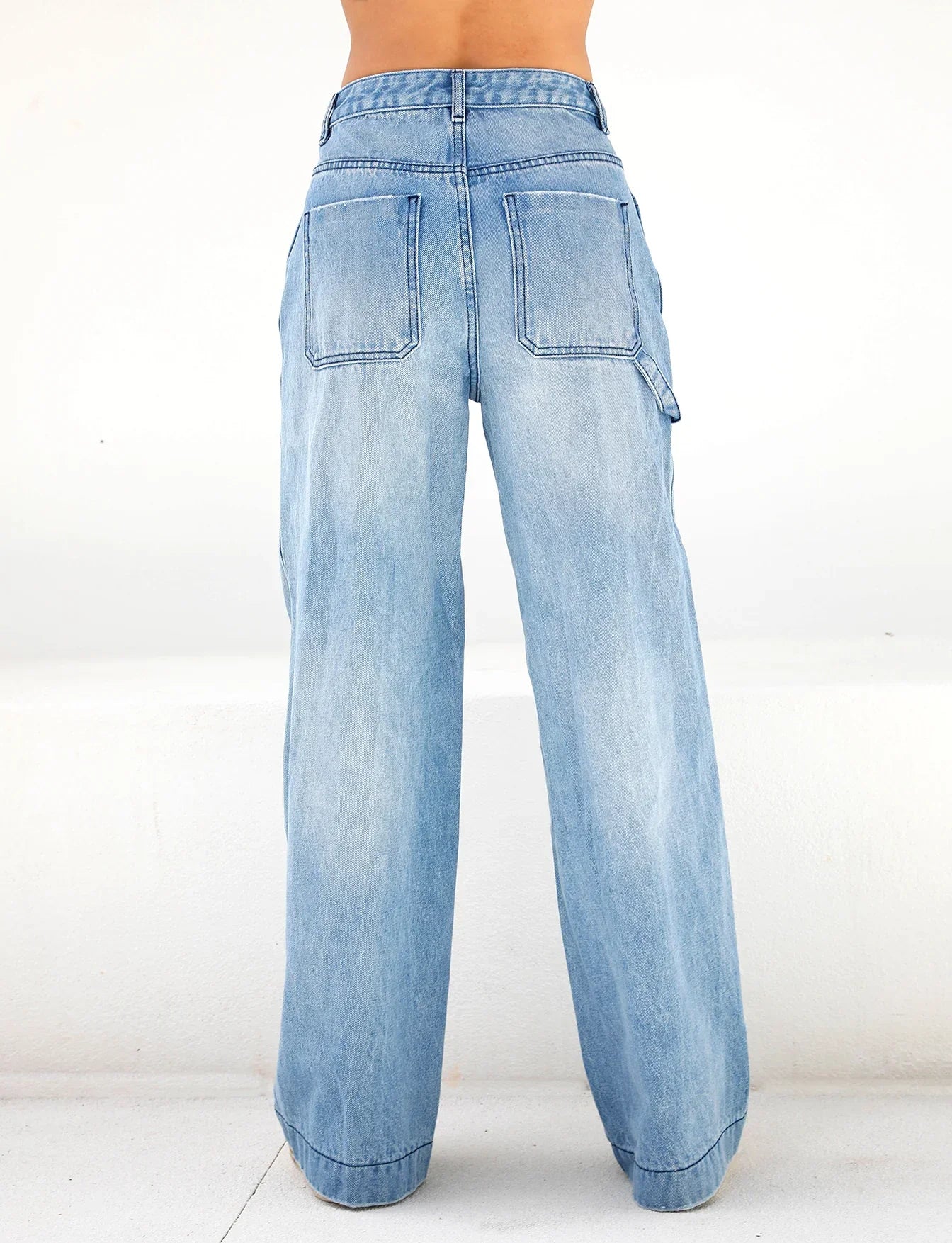 Jessica | Jeans Ampi a Vita Alta
