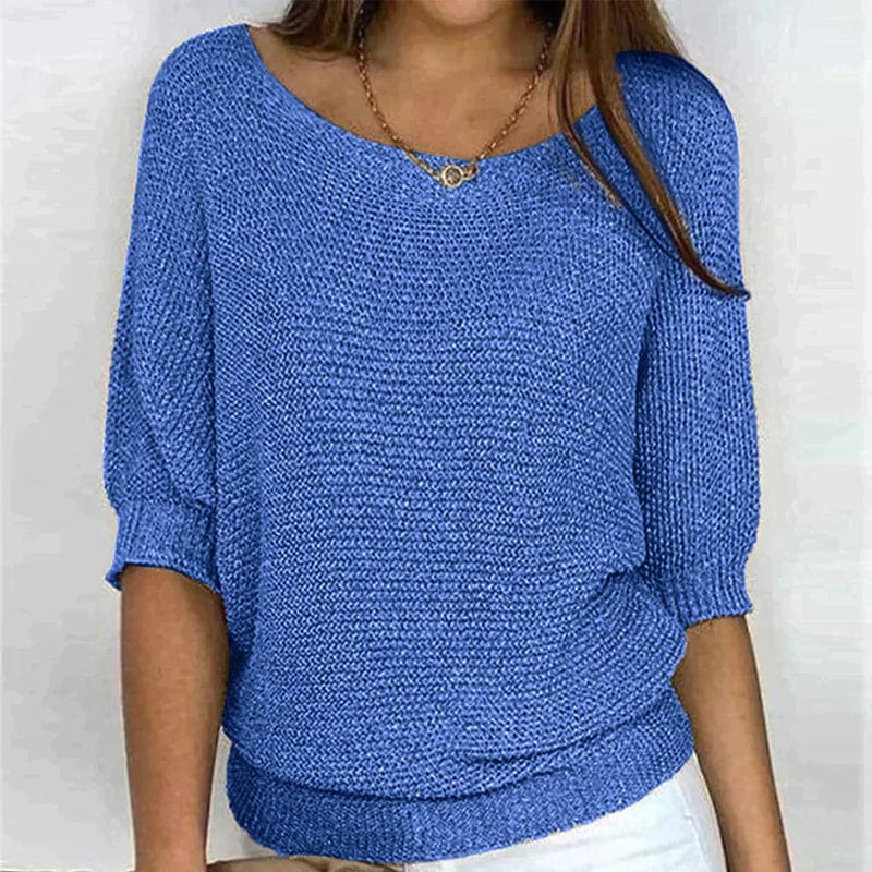 Mage | Maglione monocolore con girocollo e maniche