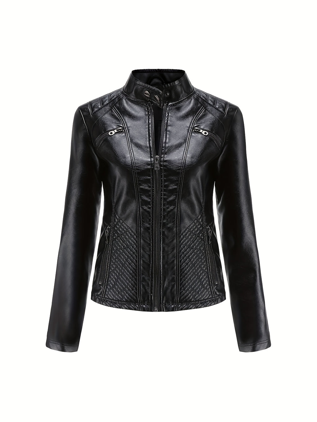 Naomi | Elegant Giacca in Pelle Donna 