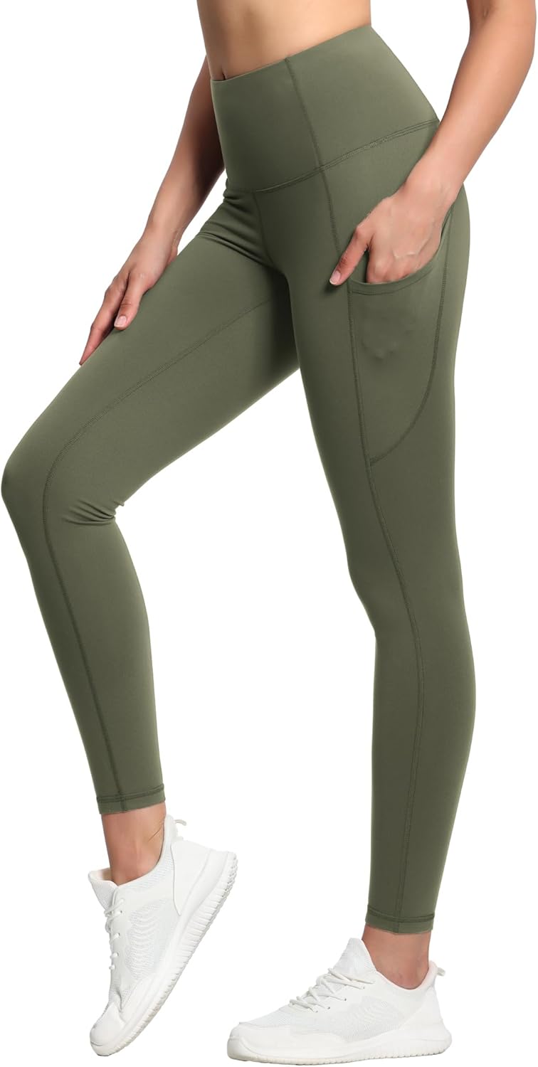Mina | Pantaloni Yoga Alta Vita Spessi con Tasche