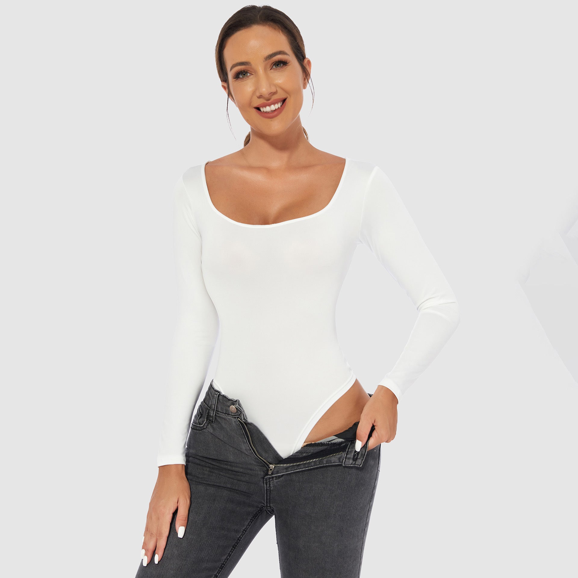 Kylie | Body Senza Cuciture con Apertura