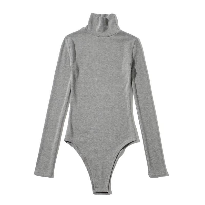 Khourtney | Maglione Basic con Collo Alto