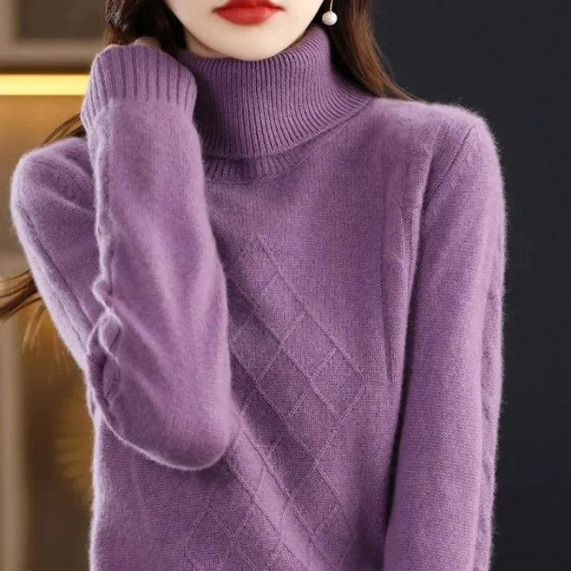 Ina | Maglione a Collo Alto Basic 