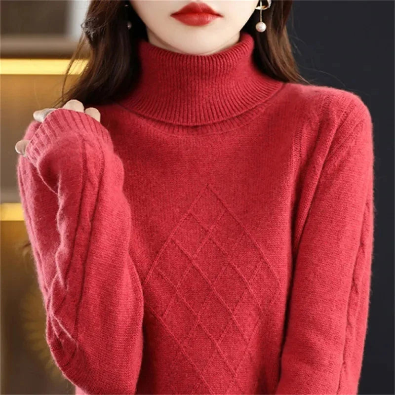 Ina | Maglione a Collo Alto Basic 