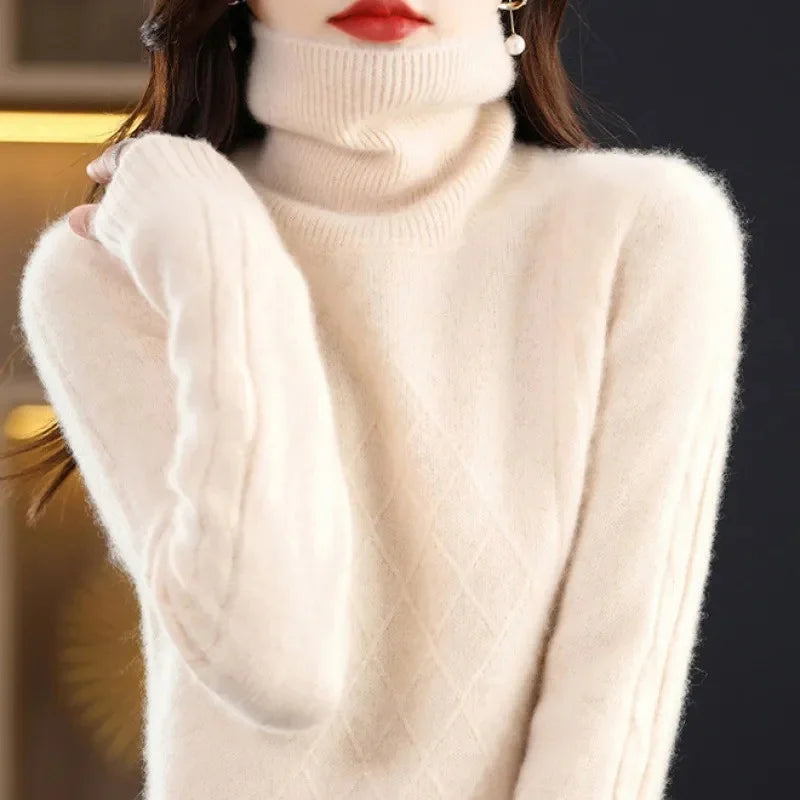 Ina | Maglione a Collo Alto Basic