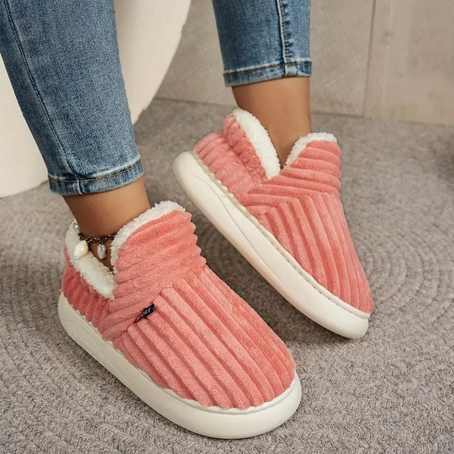 Fluffy | Pantofole Calde in Colori Trendy