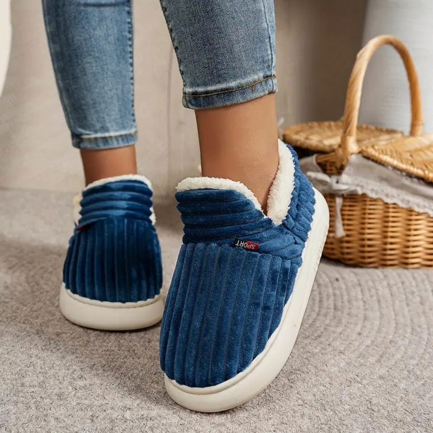 Fluffy | Pantofole Calde in Colori Trendy