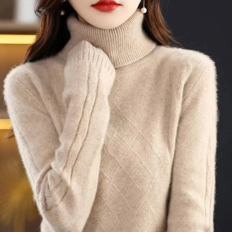 Ina | Maglione a Collo Alto Basic 