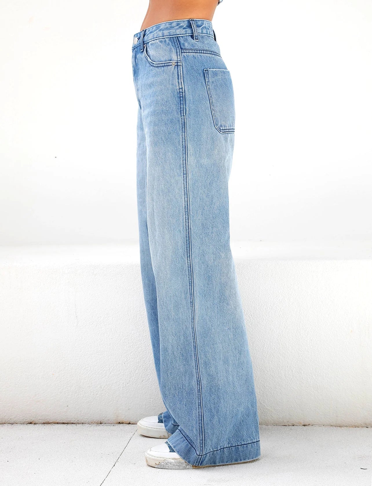 Jessica | Jeans Ampi a Vita Alta