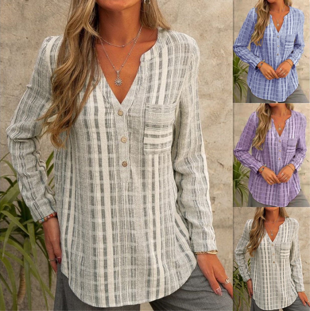 Raye | Blusa a righe casual