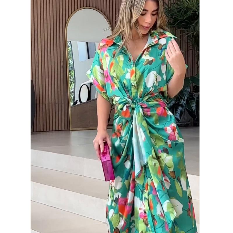 【S-2XL】👗Szabálytalan nyomtatott alkalmi ruha
